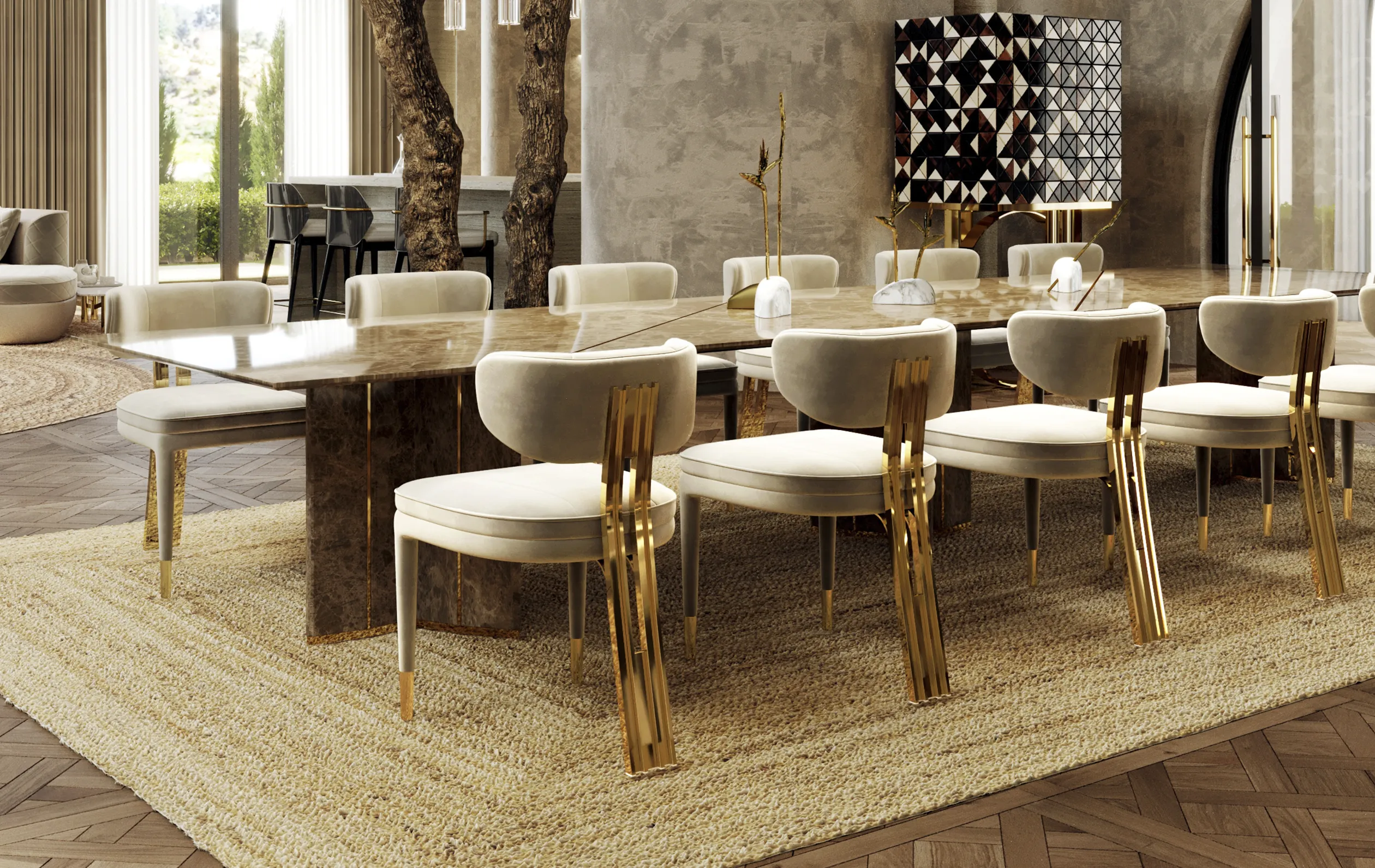 Grid Dining Chair - 7