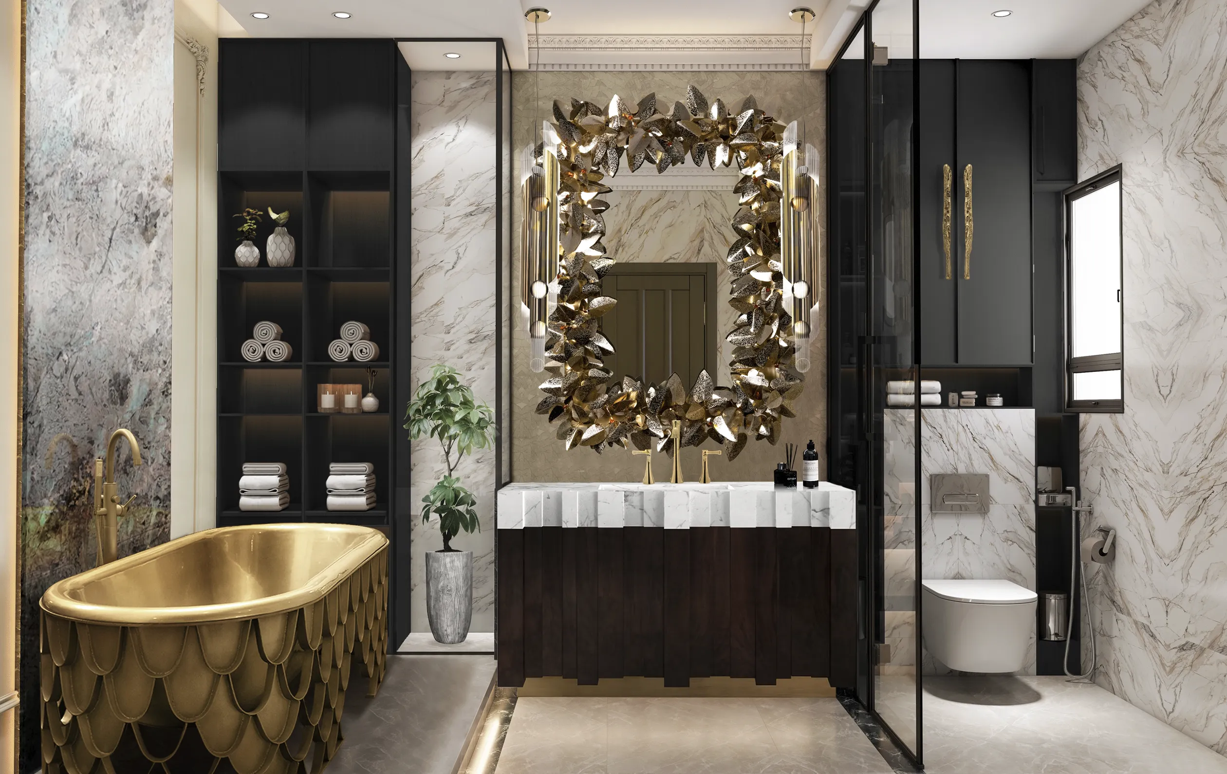 Kingly Rectangular Mirror