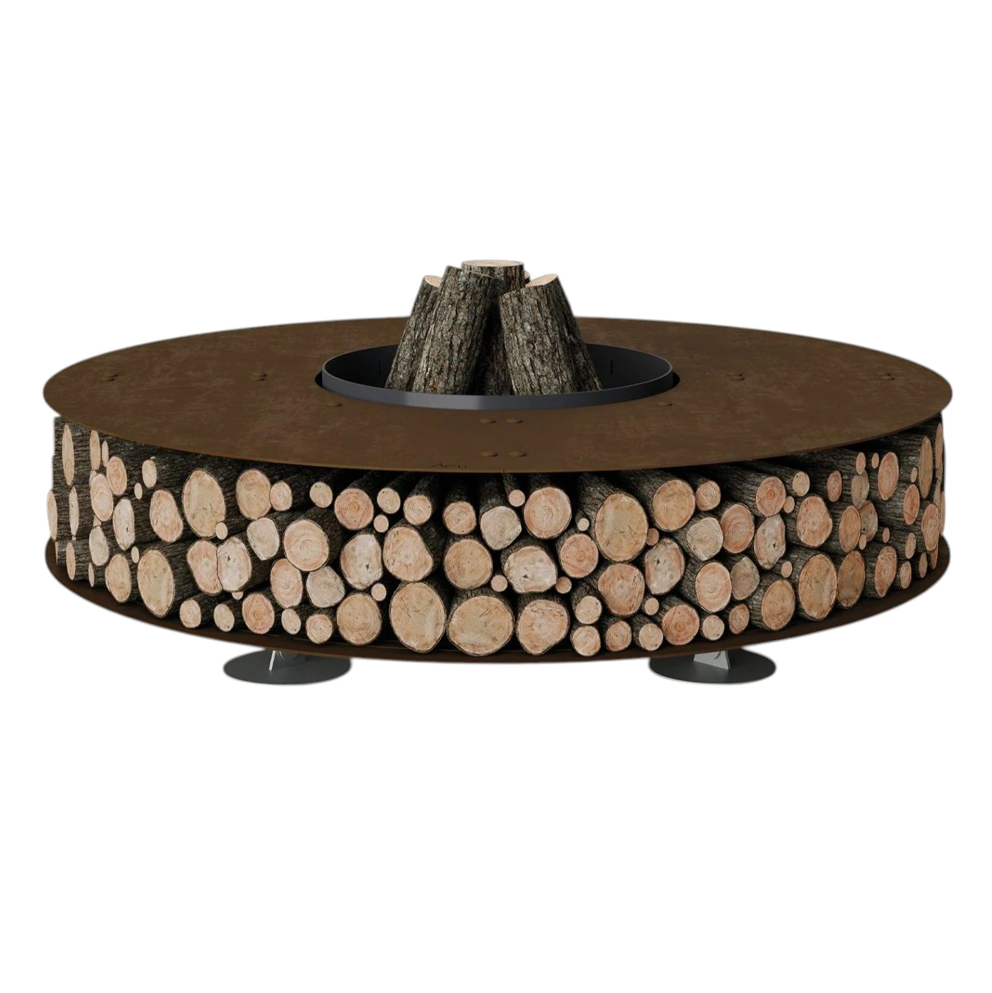 Zero Steel Corten Fire Pit