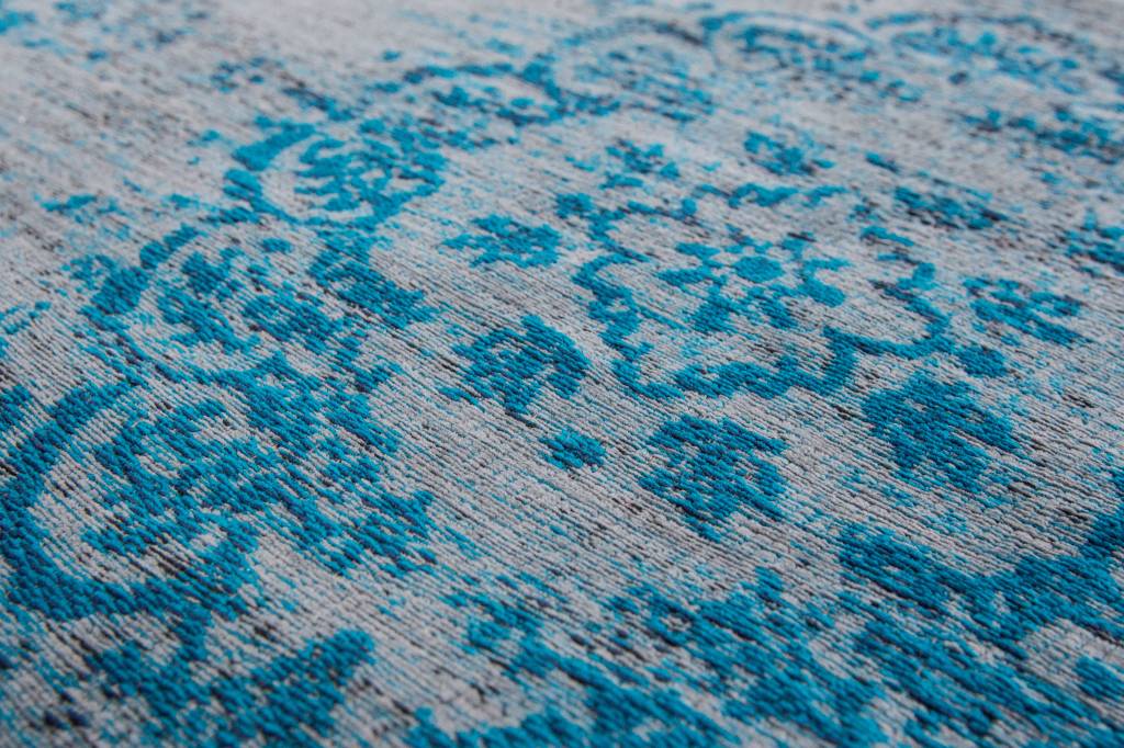 Vintage Style Grey Turquoise Rug 8255