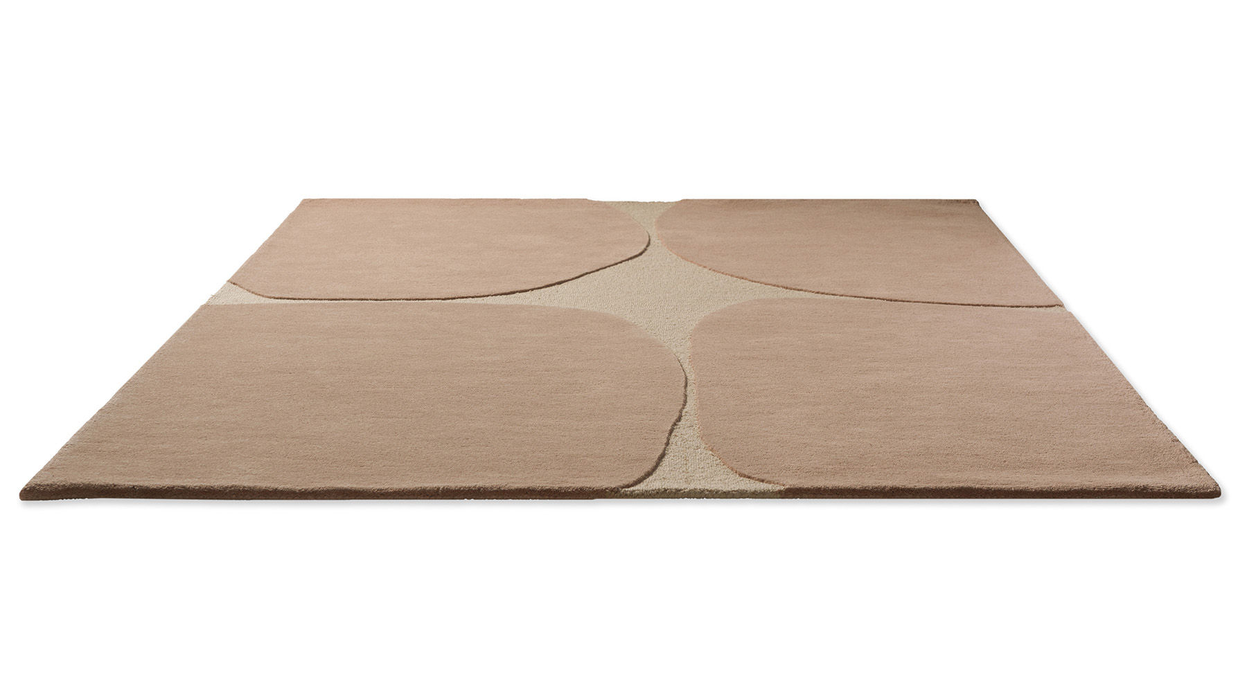 Decor Bruta Caramel Designer Handtufted Rug