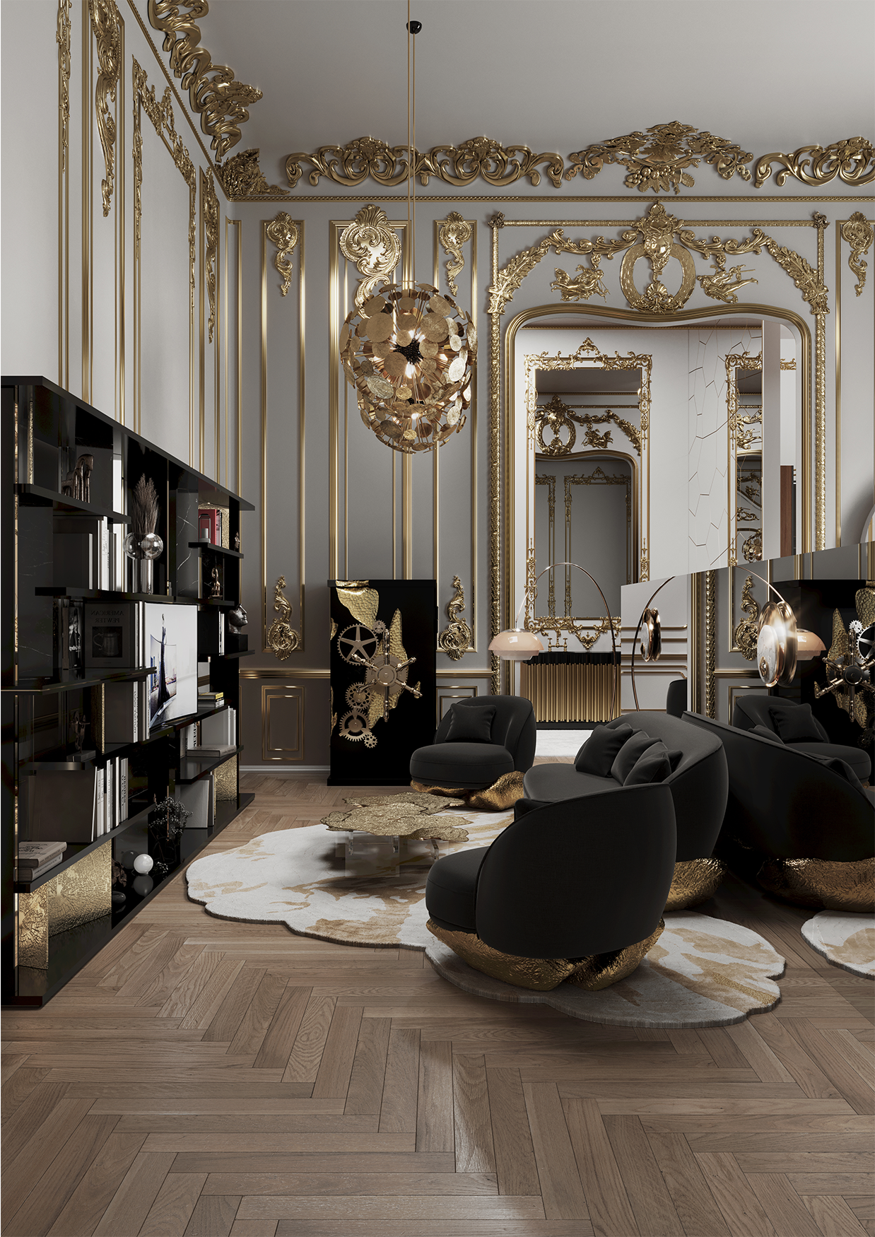 Baltic Black Armchair
