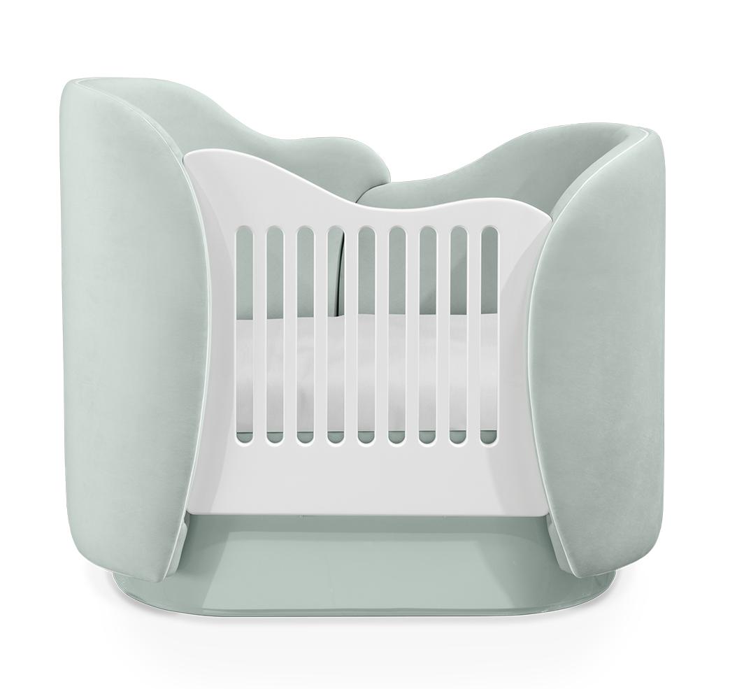 Lullaby Dream Green Crib