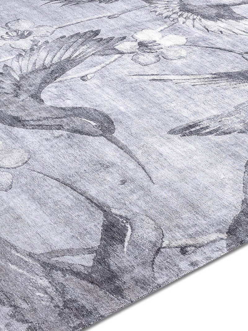 Hummingbirds Hand-Knotted Rug