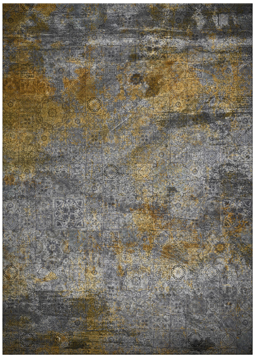 Porto Fado Grey Rug ☞ Size: 200 x 295 cm
