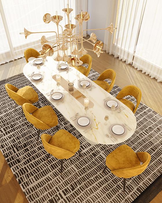 Smith Oval Dining Table - 6