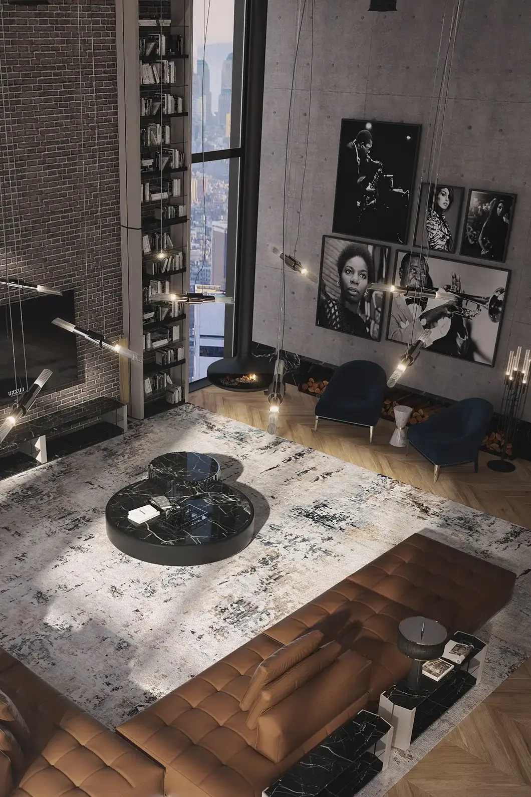 Imperial Coffee Table Set - 8