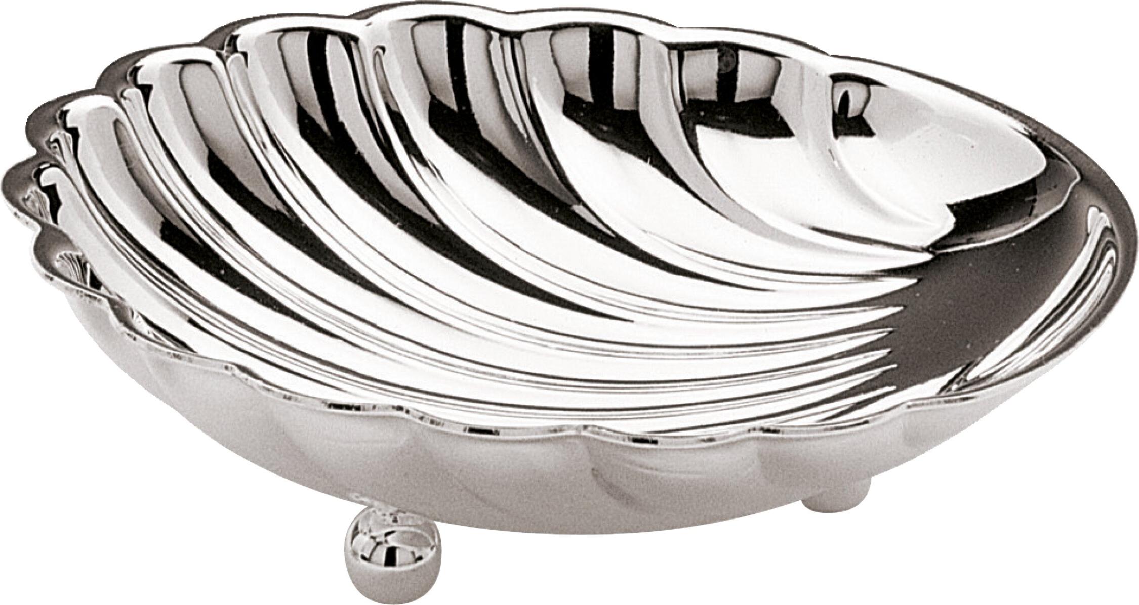 Silver-Plated Shell Bowl