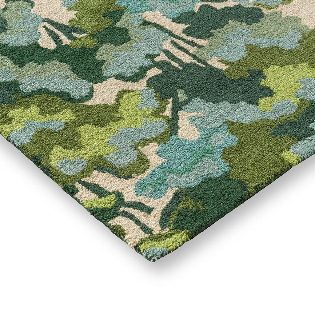 Tree Tops Green Outdoor Rug