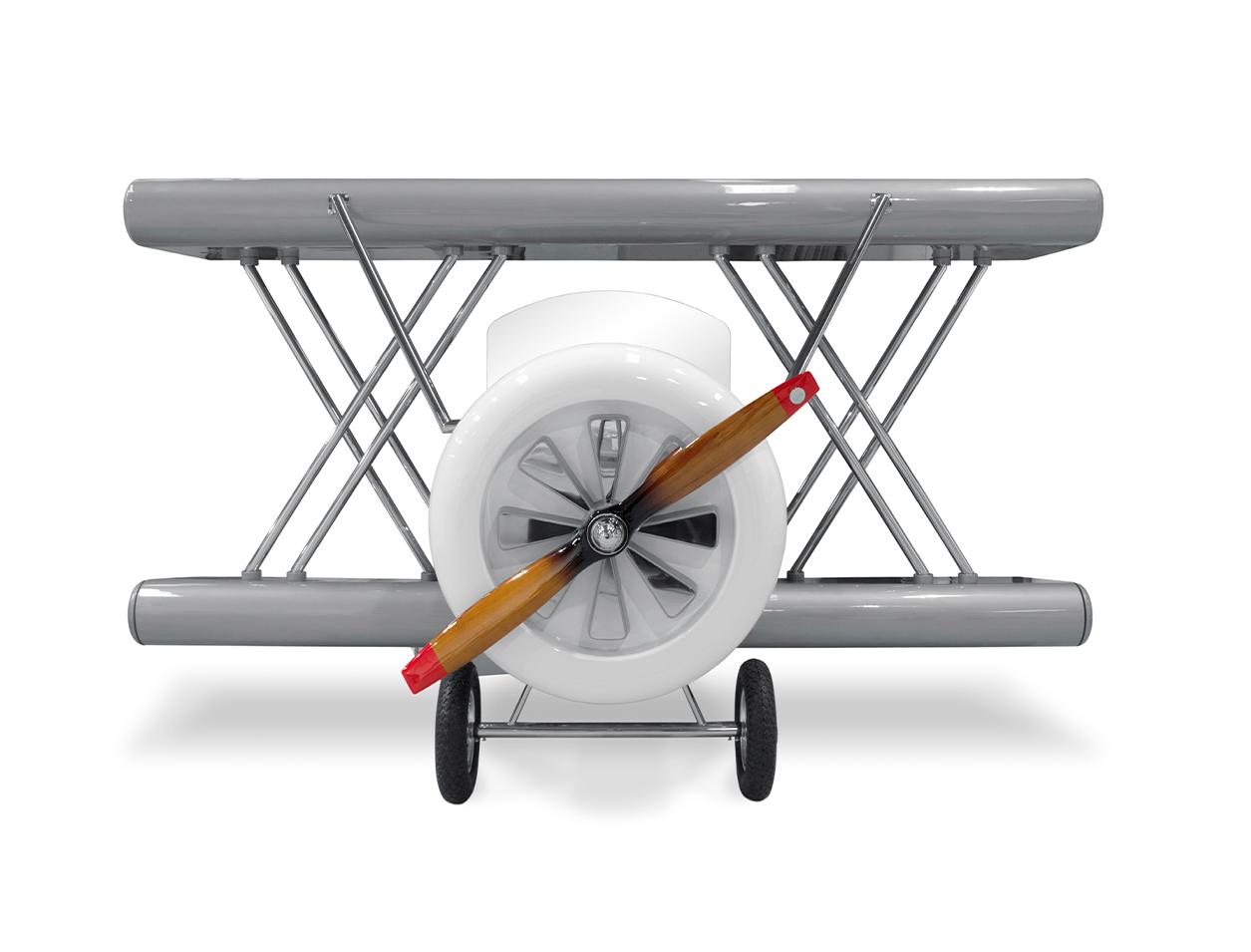 Sky Rider Grey Plane Bed