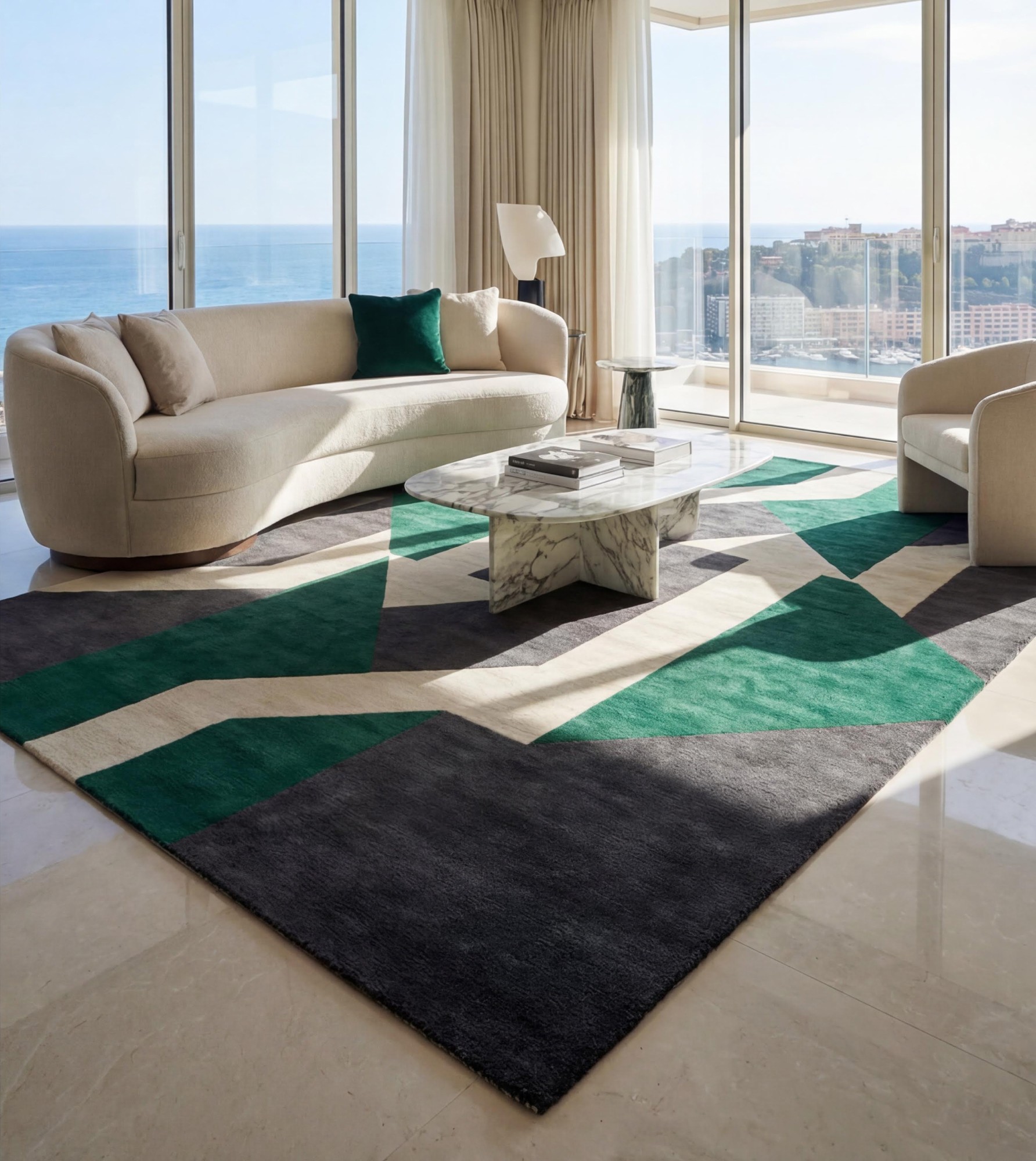 Interlocking Paths Rug | Size: 170 × 240 cm