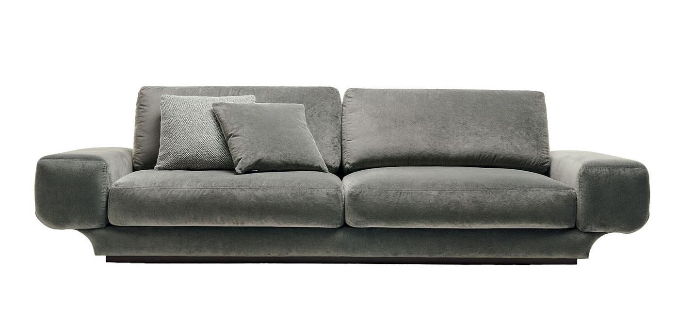 Milo Gray 3-Seater Sofa