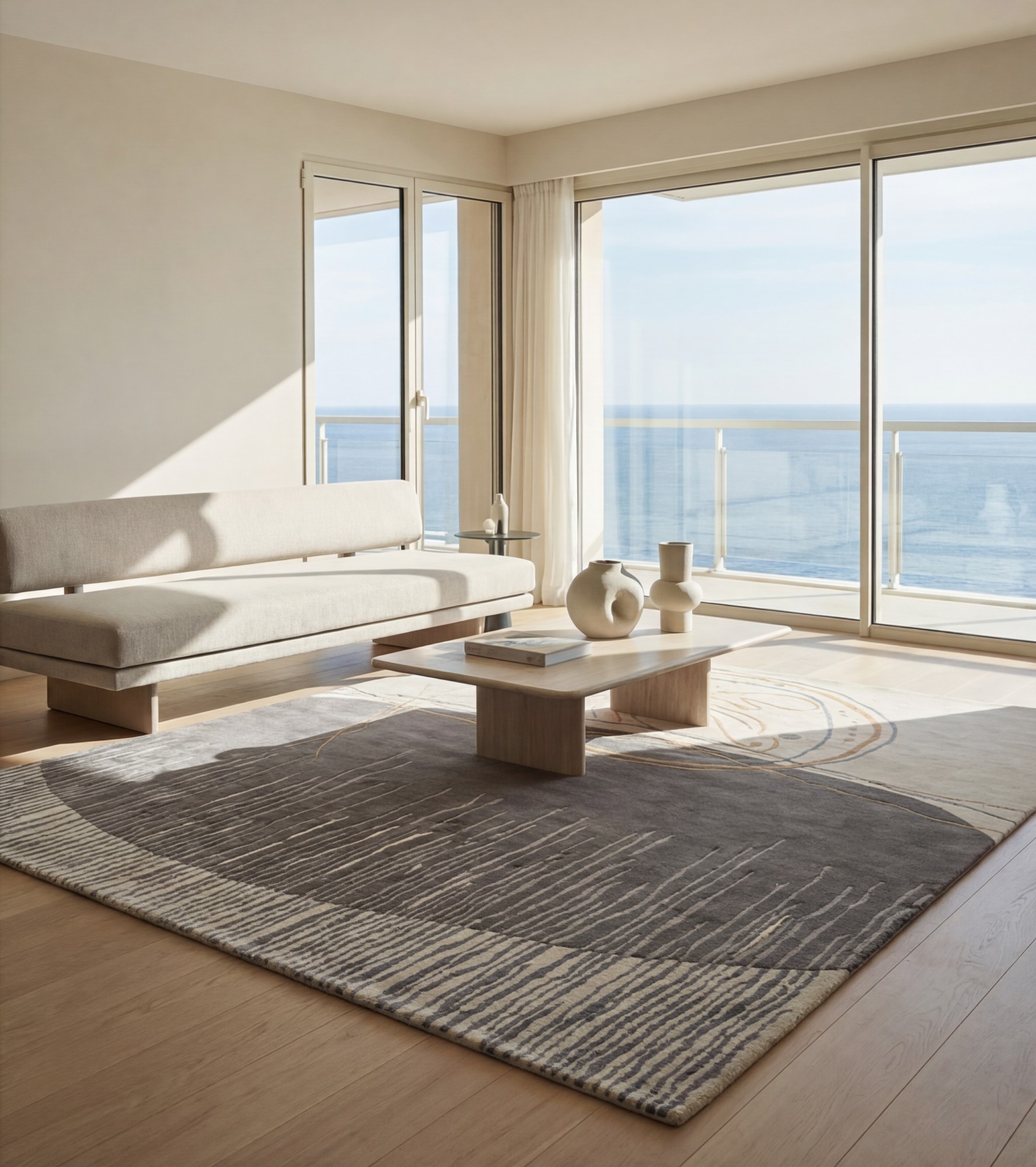 Archive Seal Dark Rug