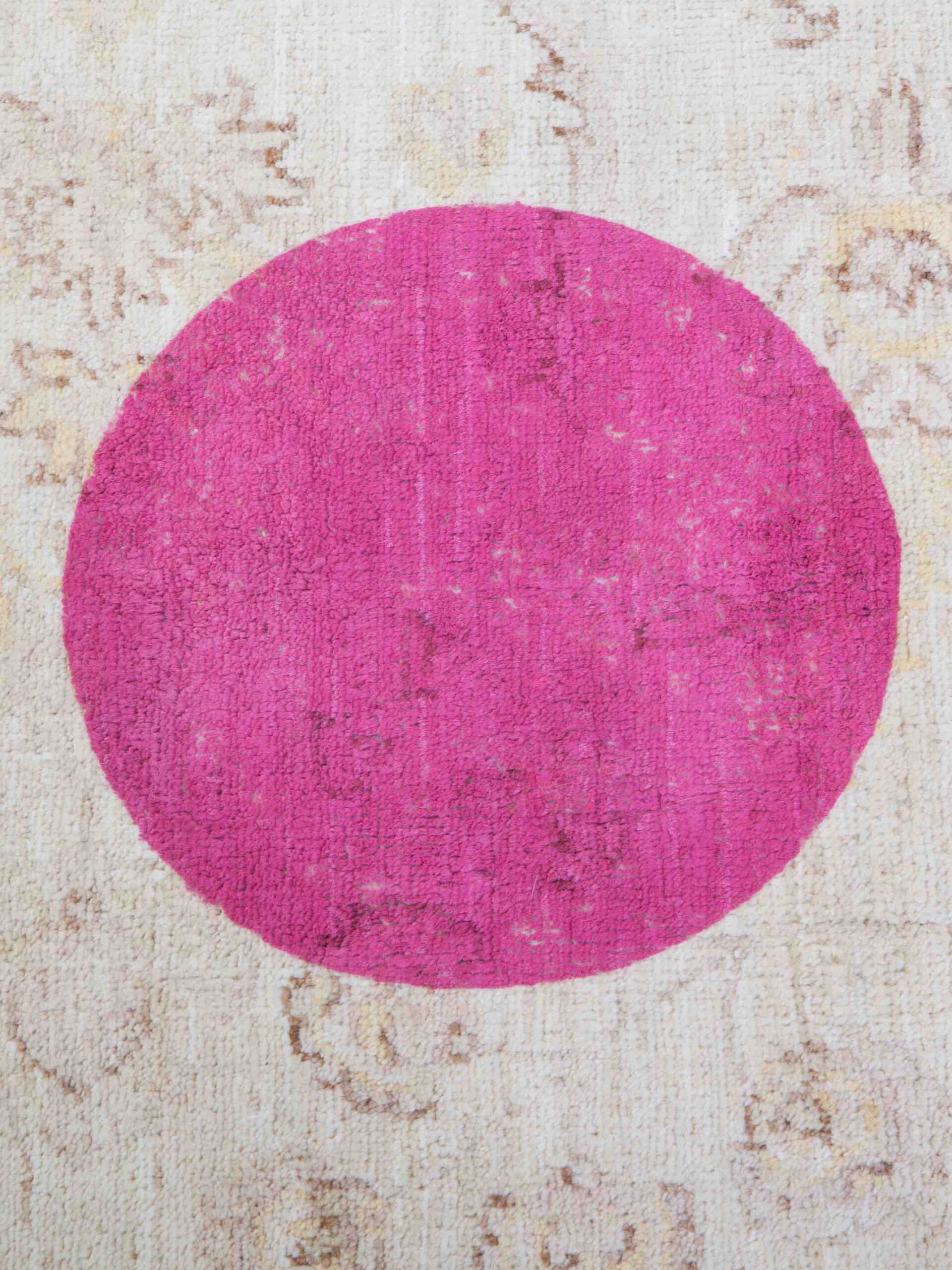 Double Layer Pink Designer Rug