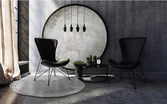 Luna Grey Round Rug