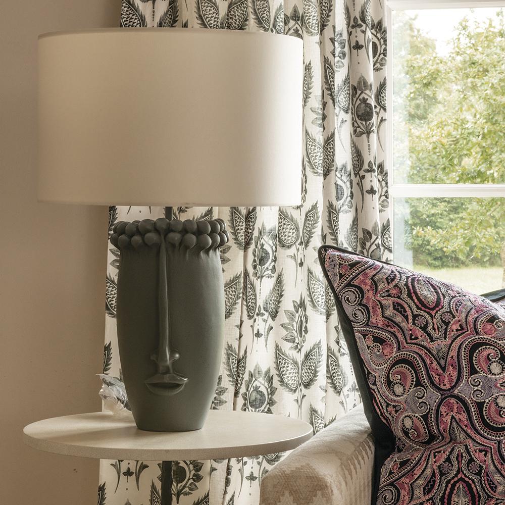 Elden Table Lamp in Pinstripe Suit
