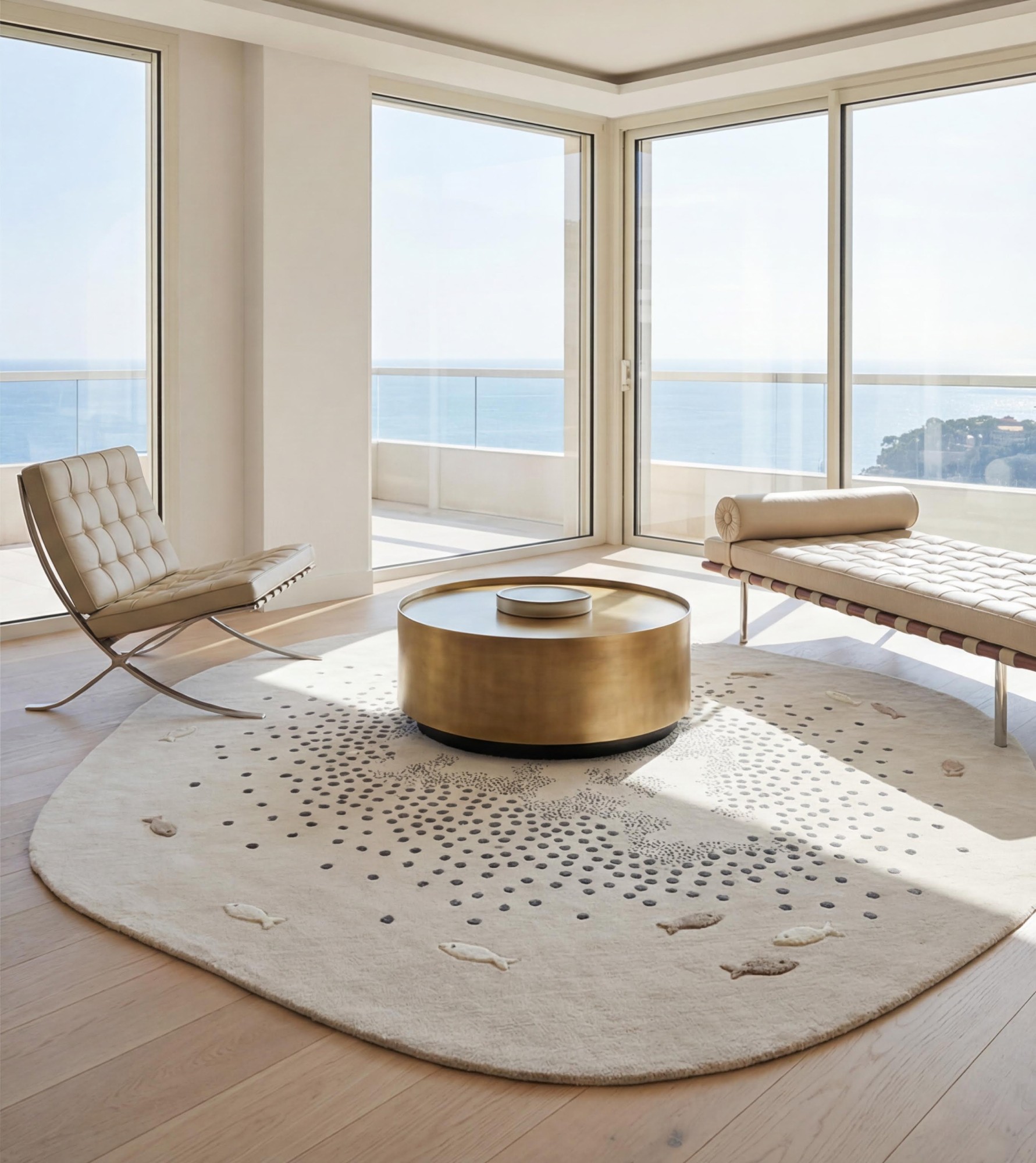 Ivory Halo Rug
