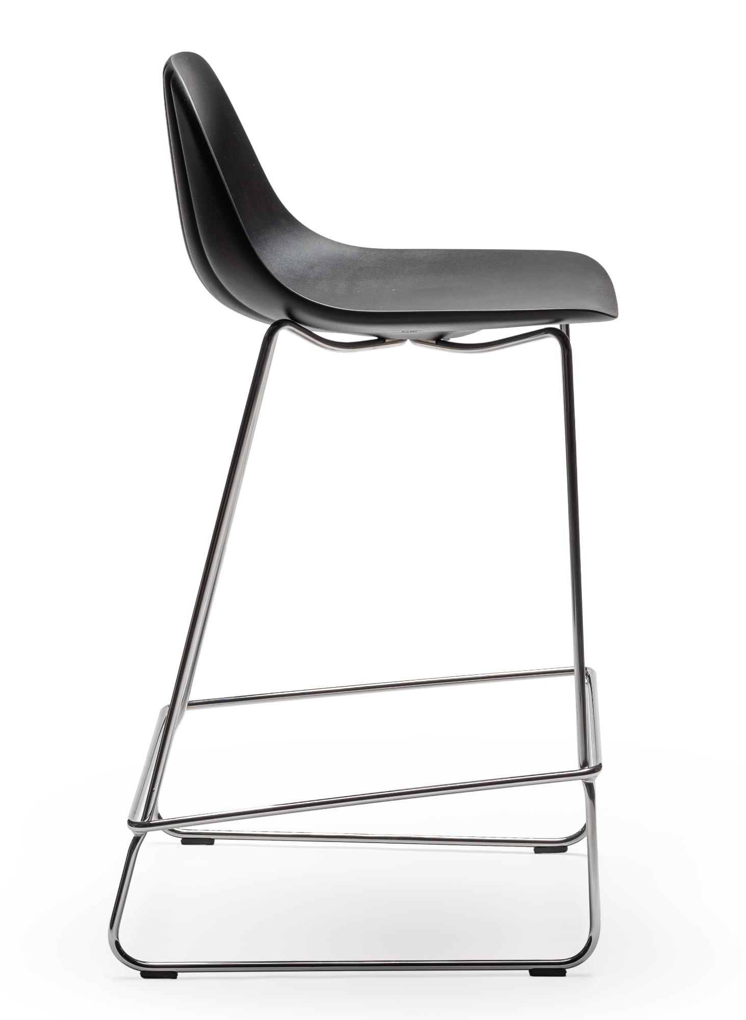 Babah White Bar Stool