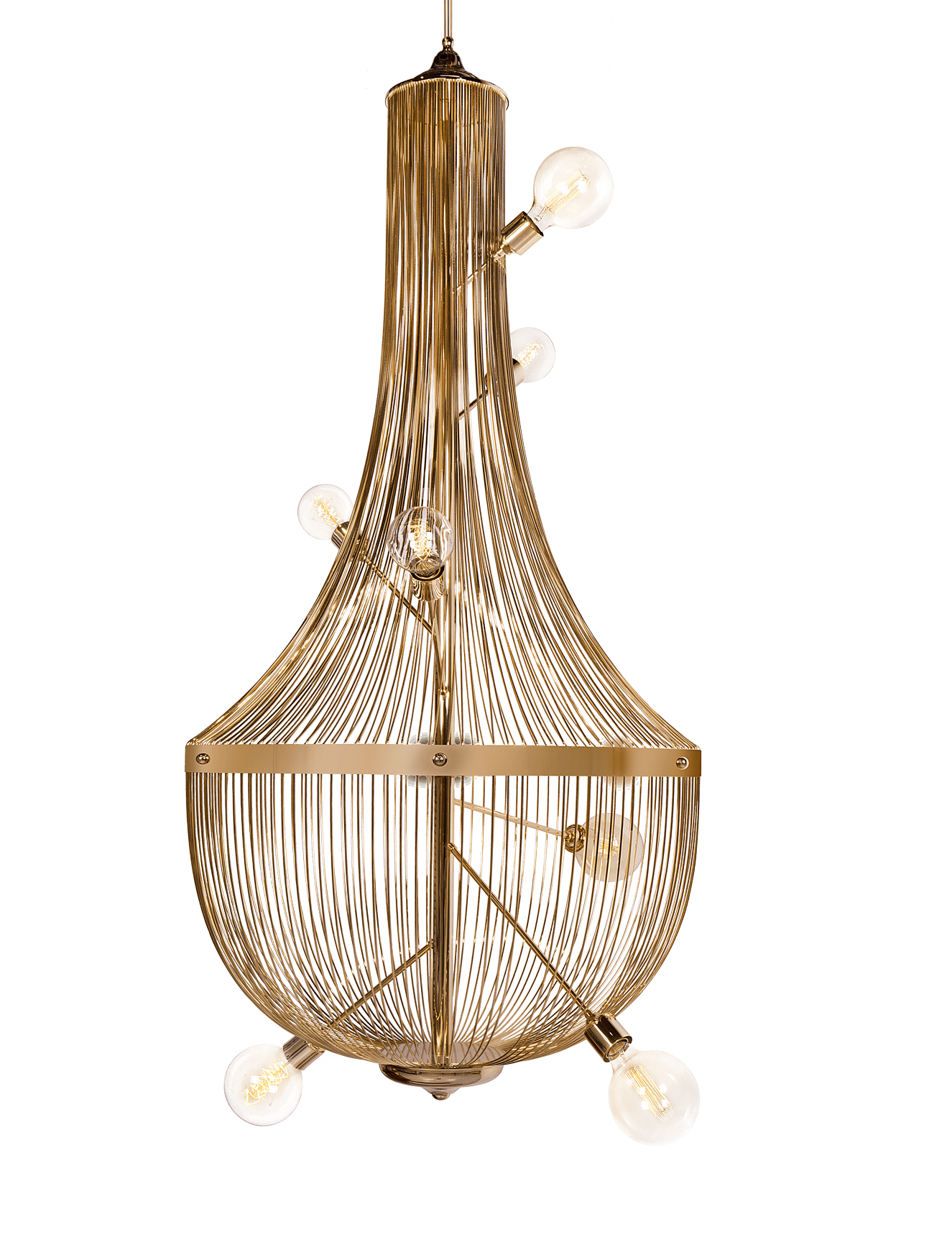 Luxe Contemporary Suspension Light