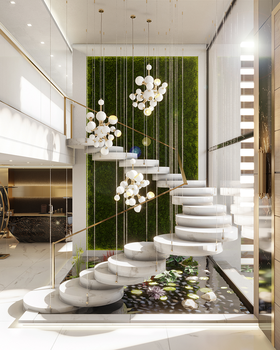 Atomic Suspension Lamp