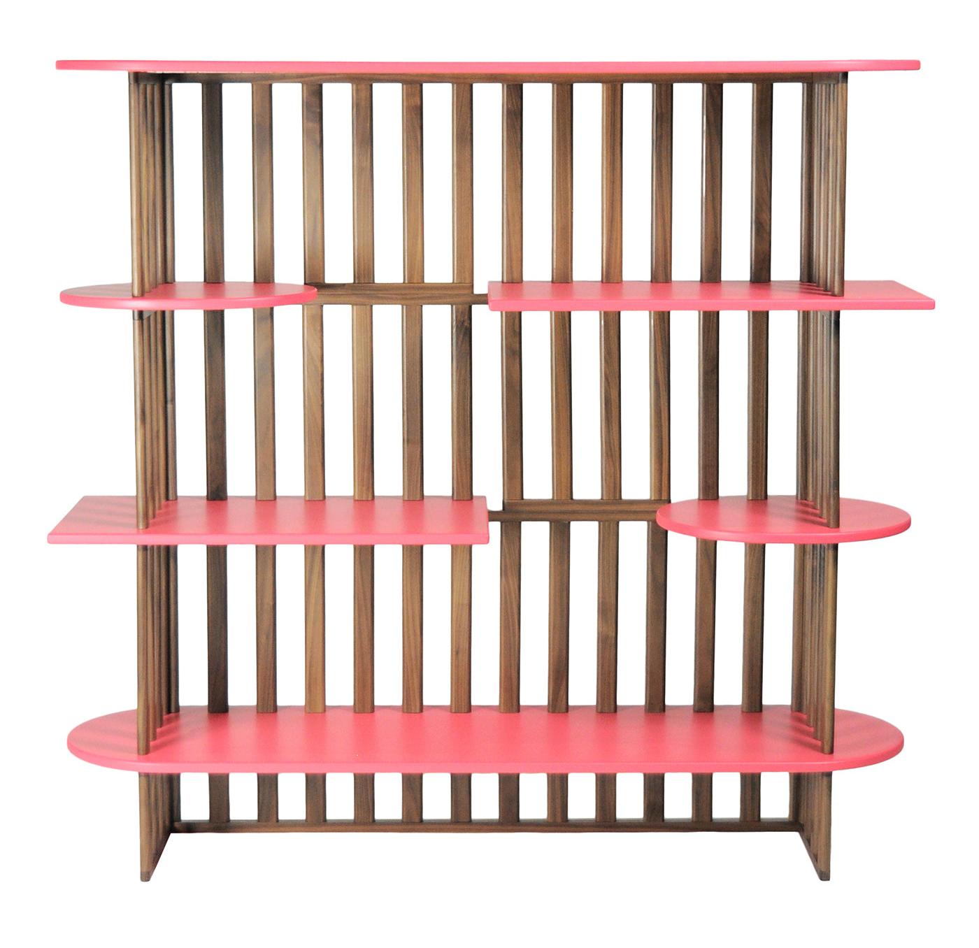 Pink Four-Tier Bookcase