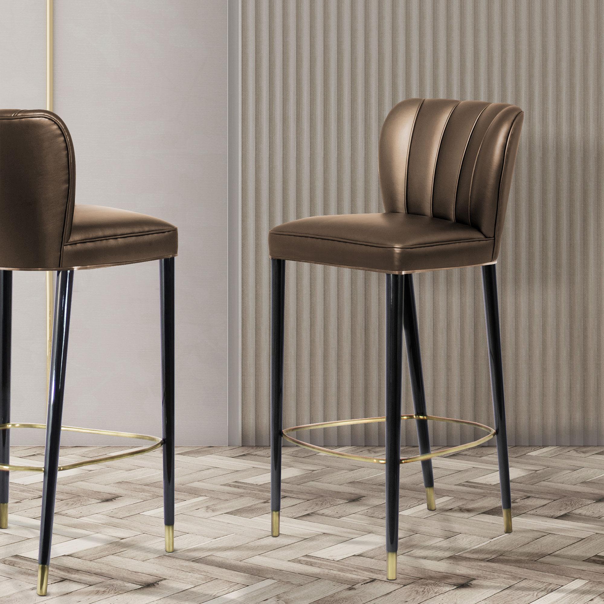 Premium Black Bar Chair