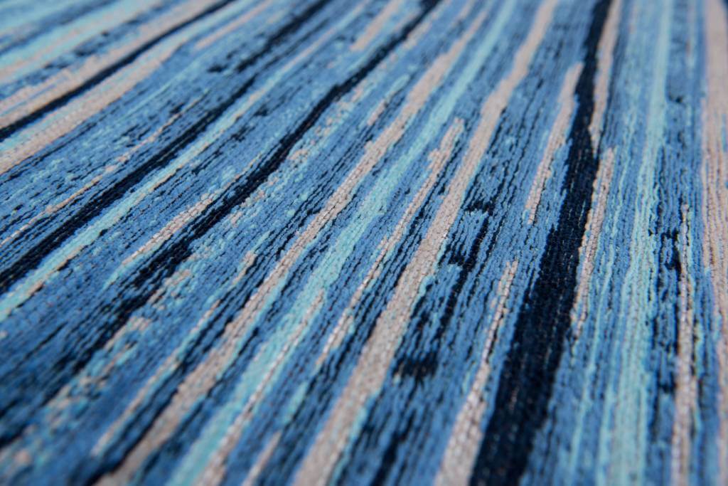Blue Stripes Rug ☞ Size: 170 x 240 cm