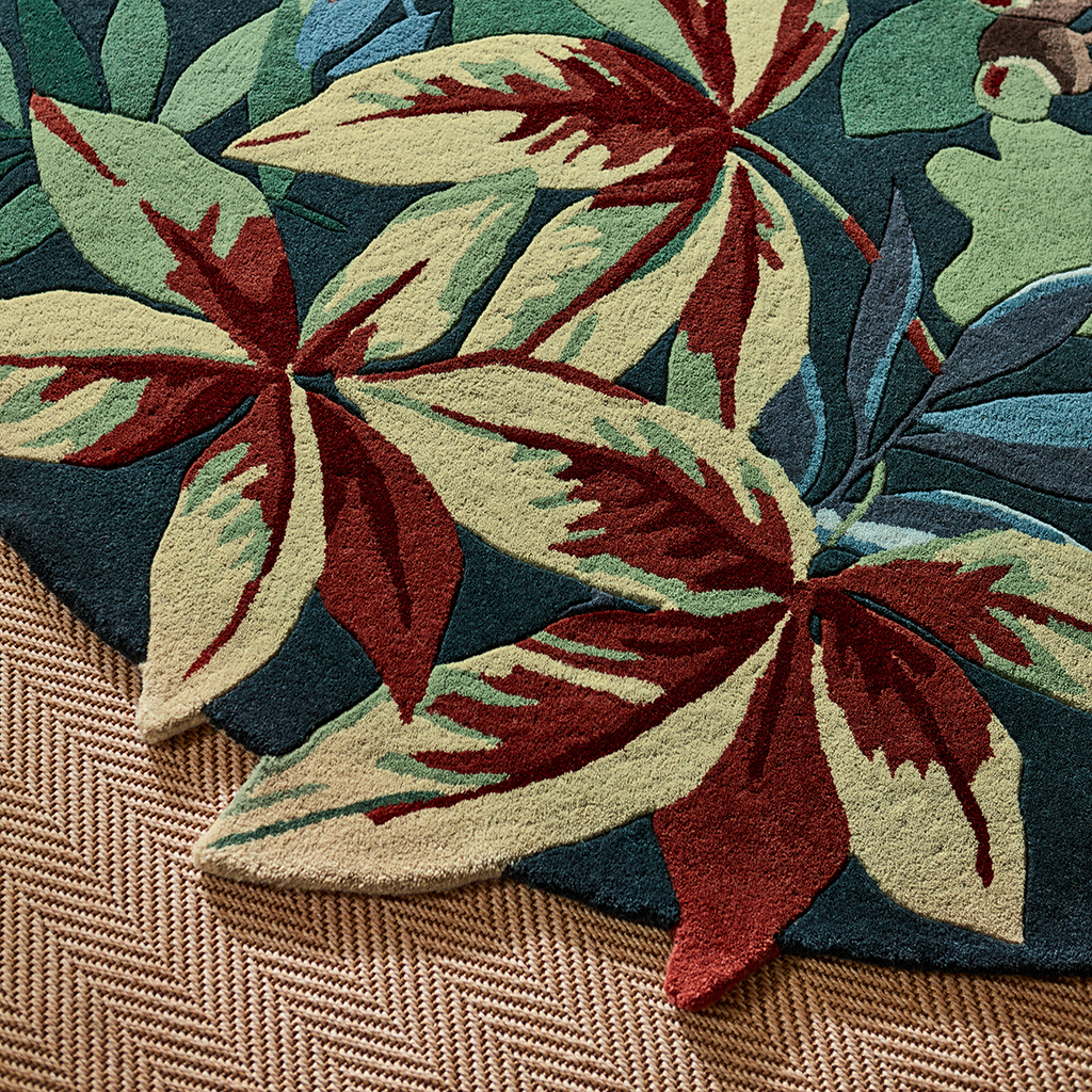 Robin's Wood Forest Green 146508 Rug