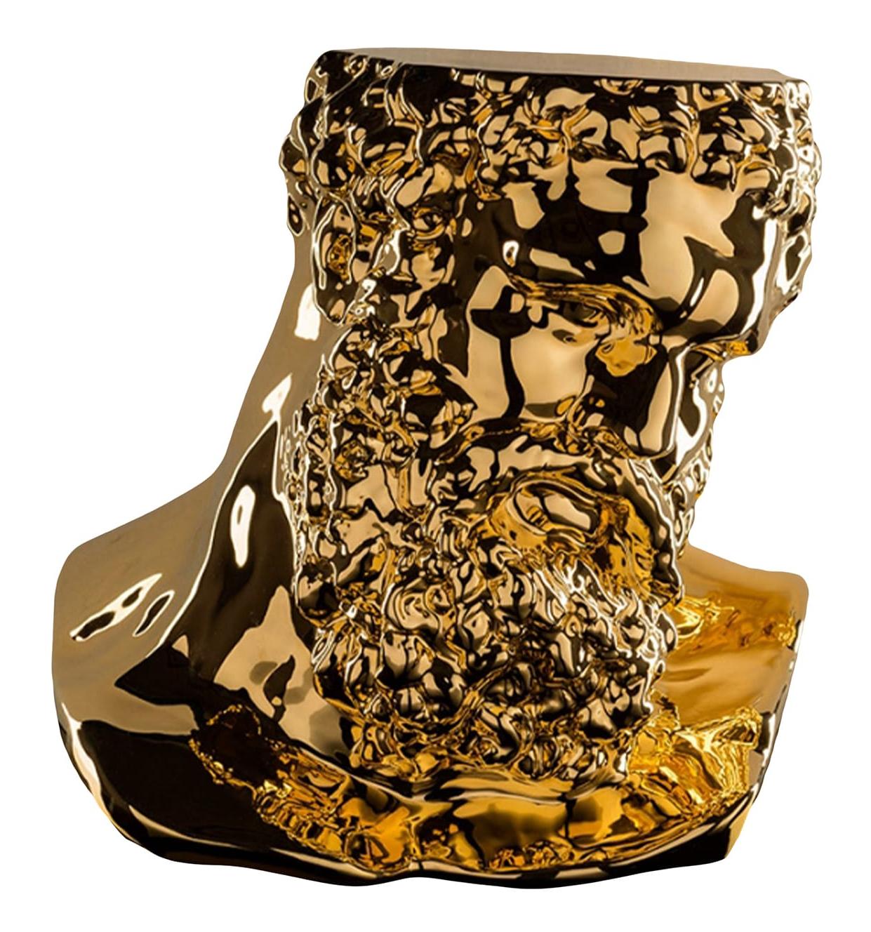 Ercole Gold Side Table
