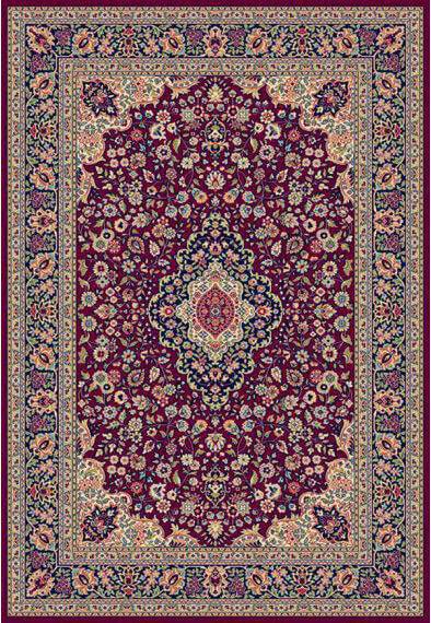 Oriental Red Machine Woven Rug