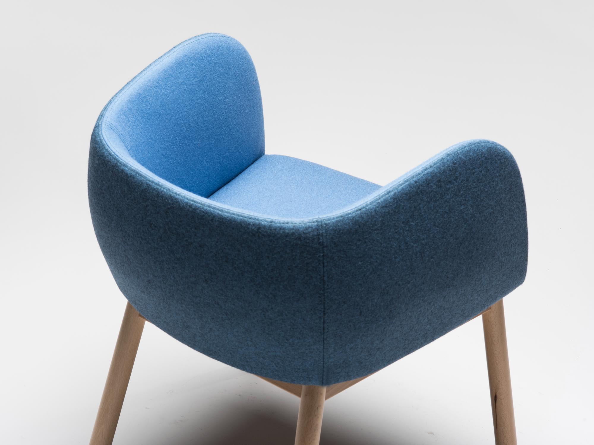 Mousse Blue Armchair