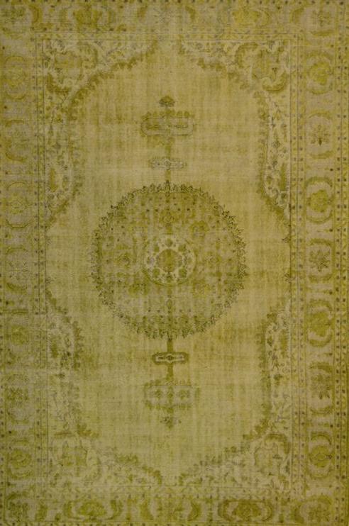 Lemon Green Vintage Rug