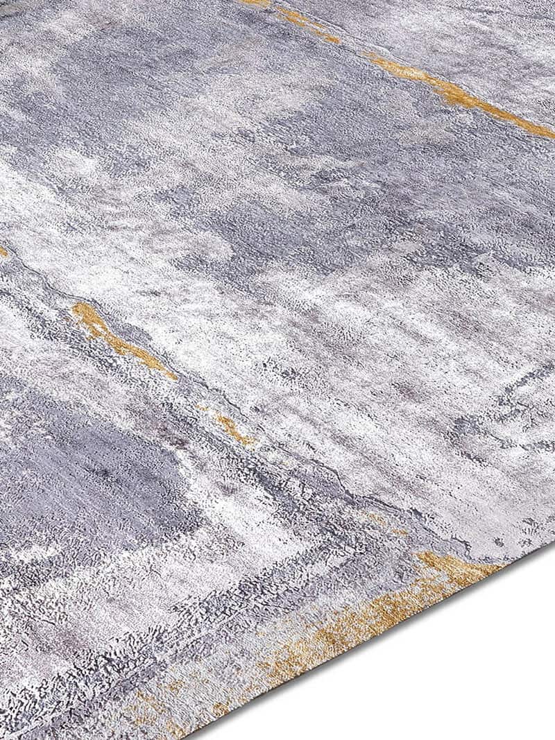 Silver Handmade Luxury Rug