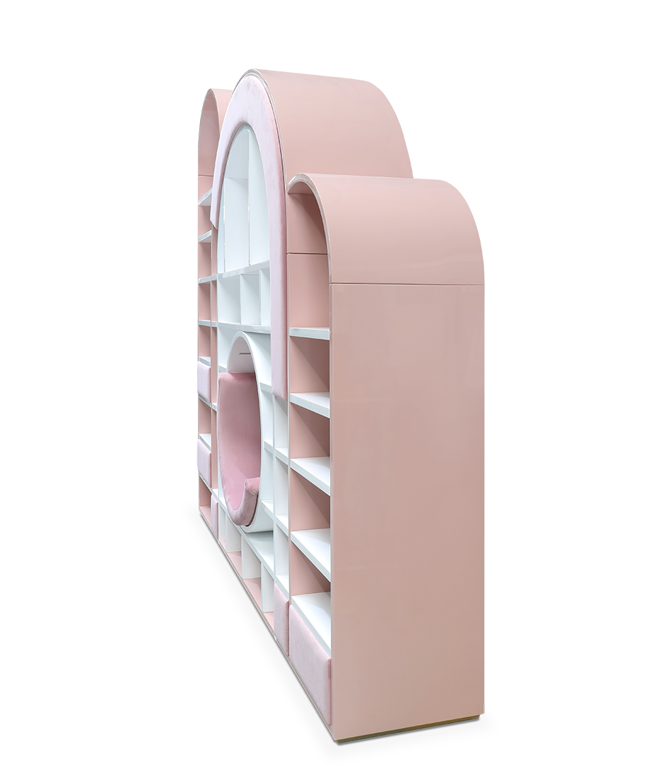 Sugar Rush Pink Children's Bookcase