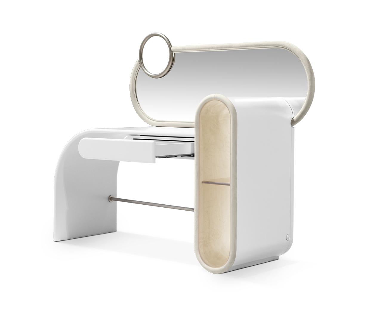 Candy Pop White Vanity Table