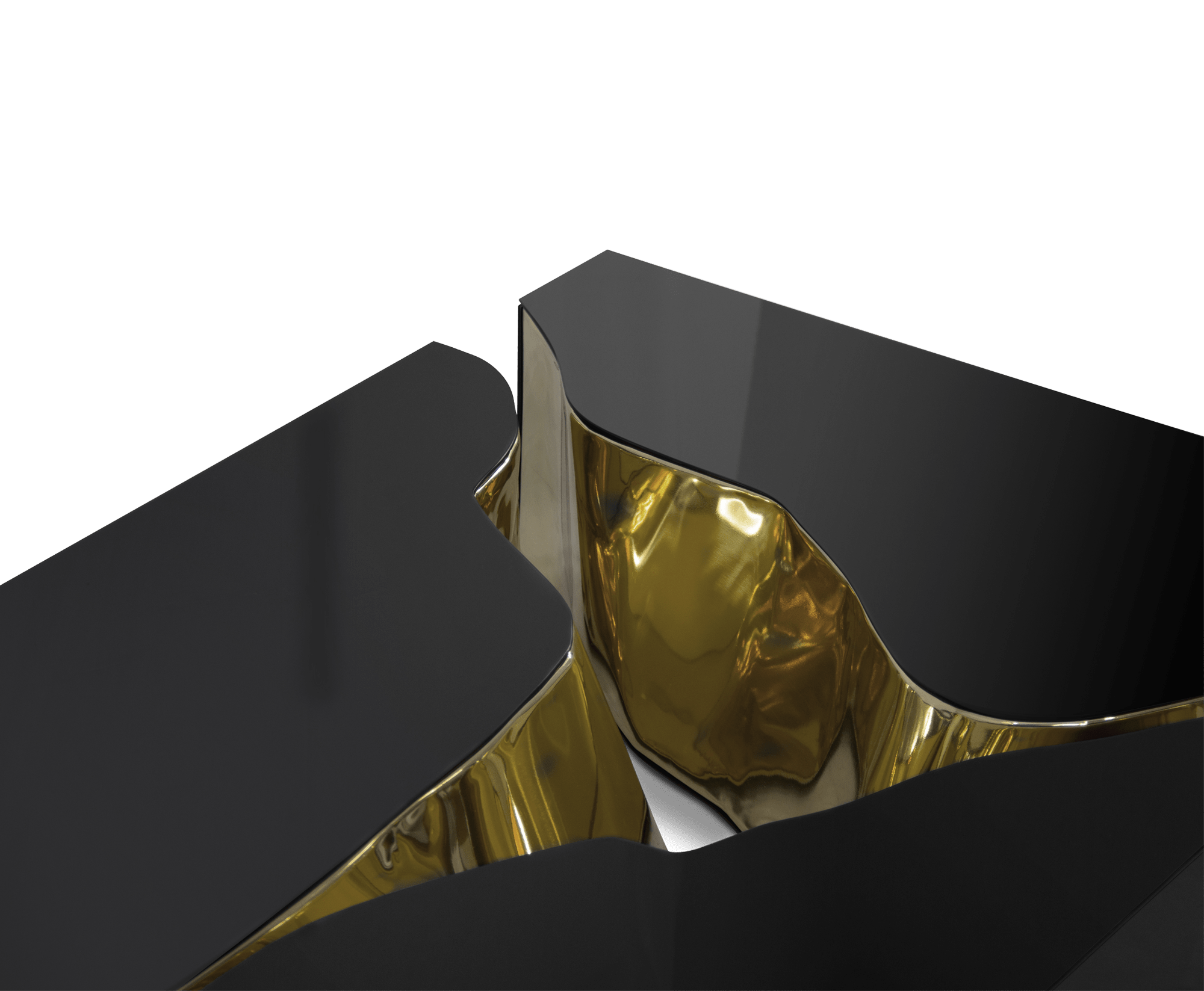 Fissure Black / Gold Coffee Table Fissure Black / Gold Coffee Table