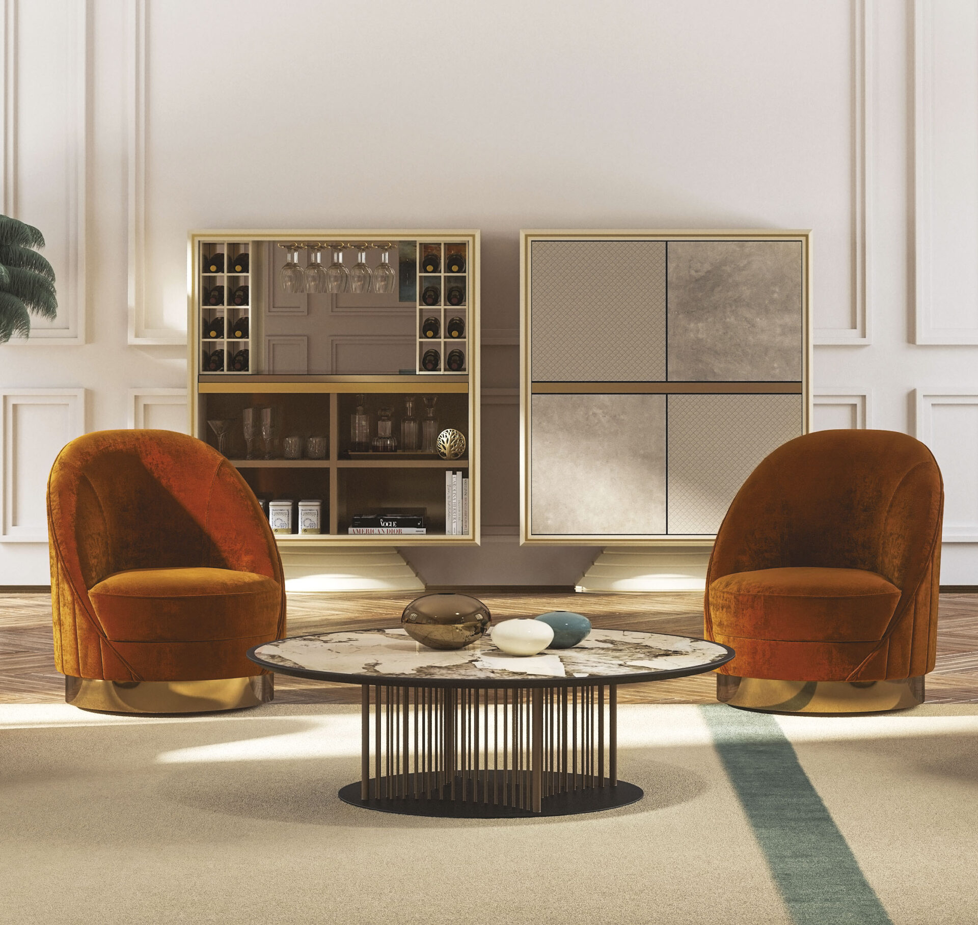Capsule Elegance Swivel Armchair - 2