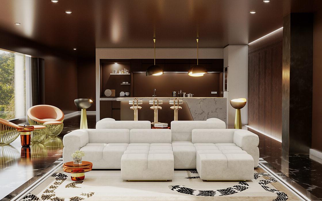 Kyra Crescent Bar Stool - 2