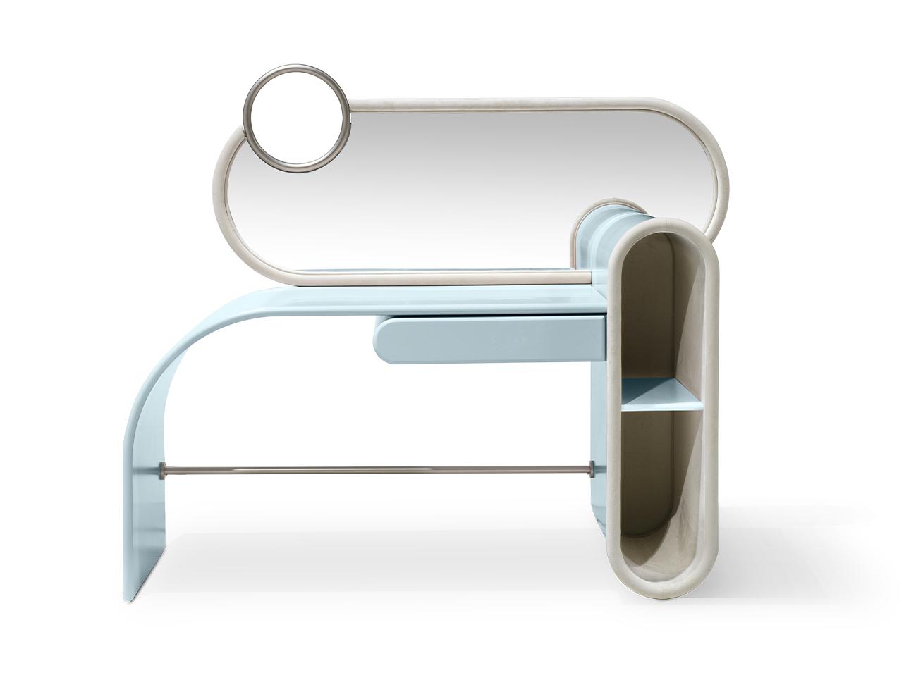 Candy Pop Blue Vanity Table