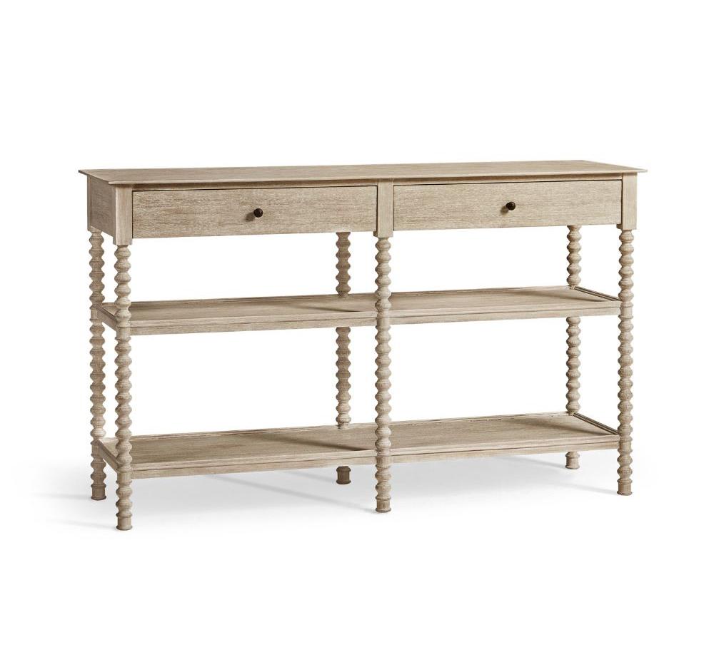 Tormarton Console Washed Acacia