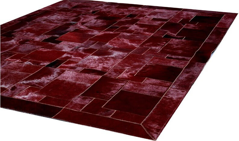 Puzzle col.8 Cowhide Rug