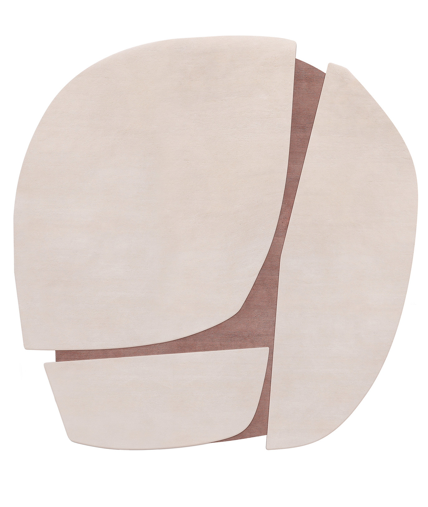 Designer Rust Shaped Rug | Size: Ø 250 cm