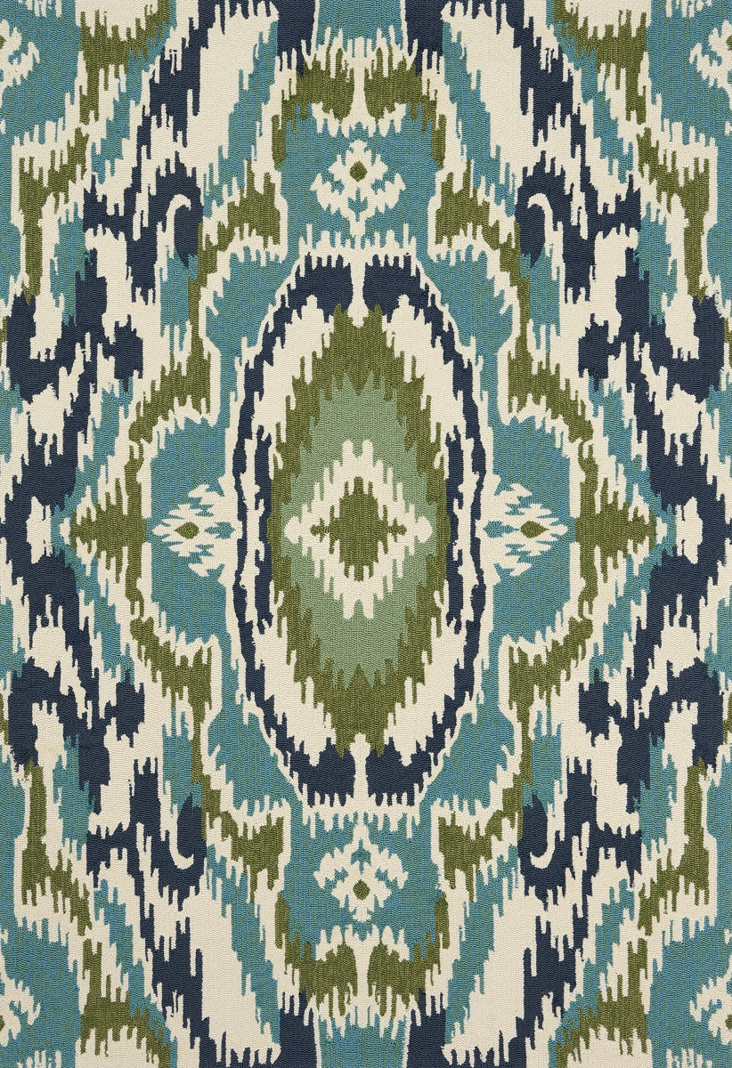 Ixora Emera/Palm/Chartr outdoor 442007 Rug