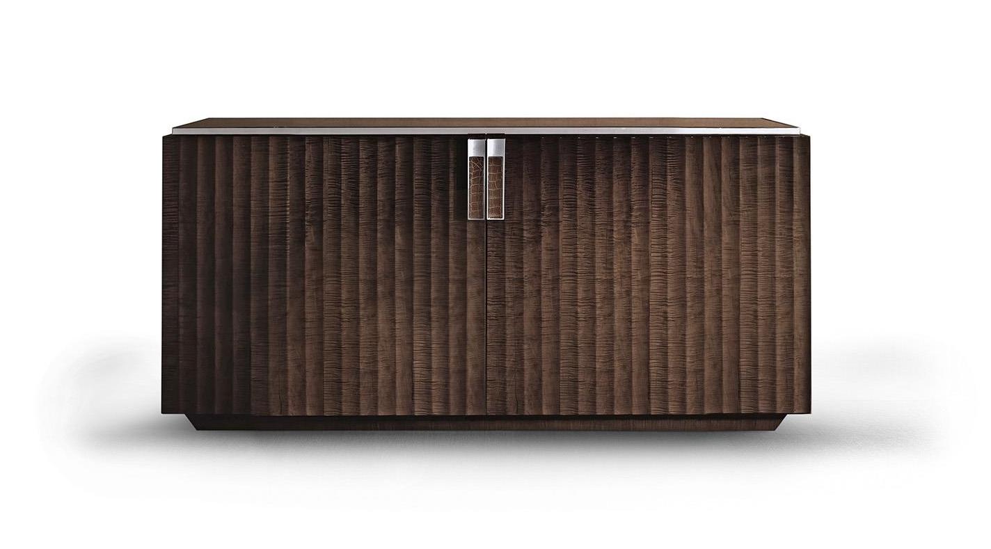 Leather & Chrome Buffet