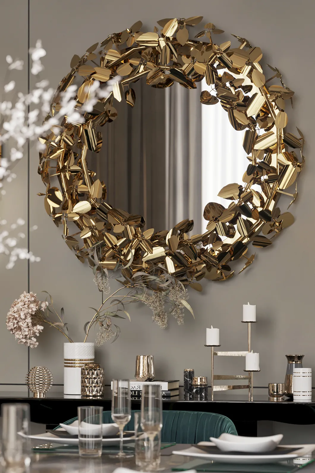 Kingly Wall Light Mirror