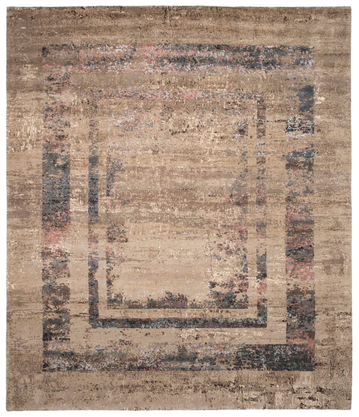 Artwork 27 Triple Border Chrome Rug