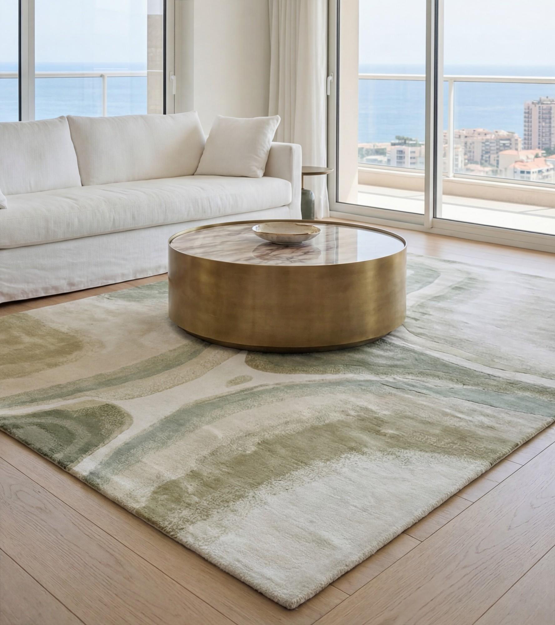 Olive Marble Rug