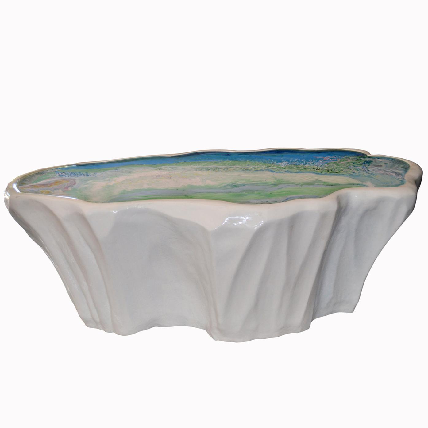 Iceberg Oval Artisan Coffee Table