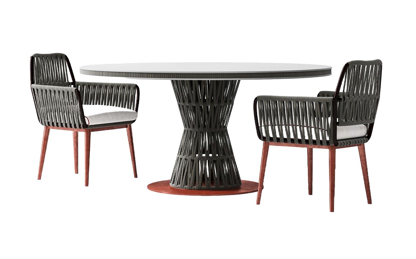 Indoor / Outdoor Dining Set Italian Elegance