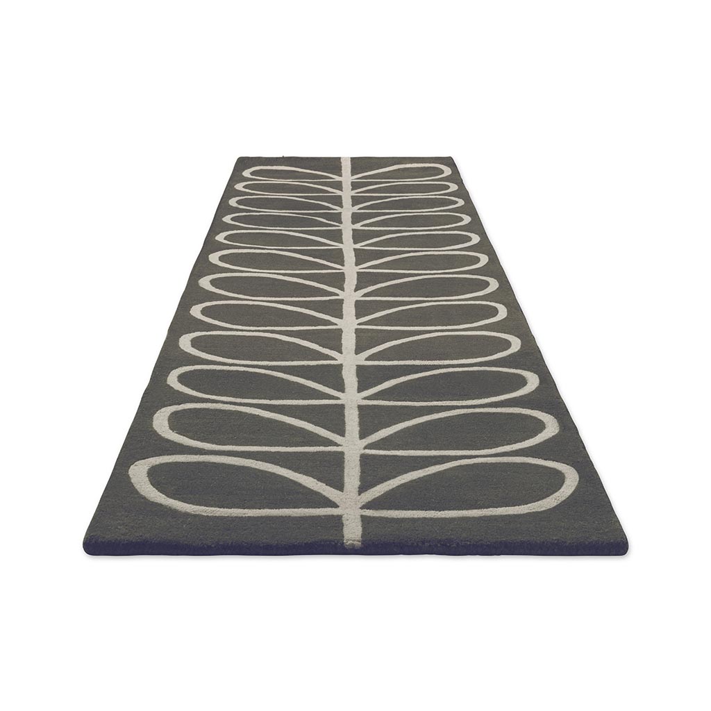 Linear Stem Runner Slate 060505 Rug